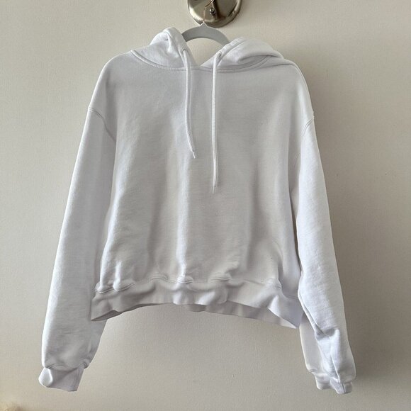Alexander Wang PUFF LOGO HOODIE IN STRUCTURED TERRY Sz M - Picture 8 of 8